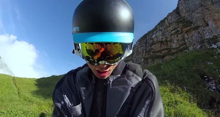 Majestic Wingsuit Flight in Switzerland 1