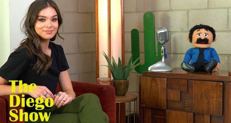 Hailee Steinfeld Gets Interviewed by Awkward Puppet Diego 1