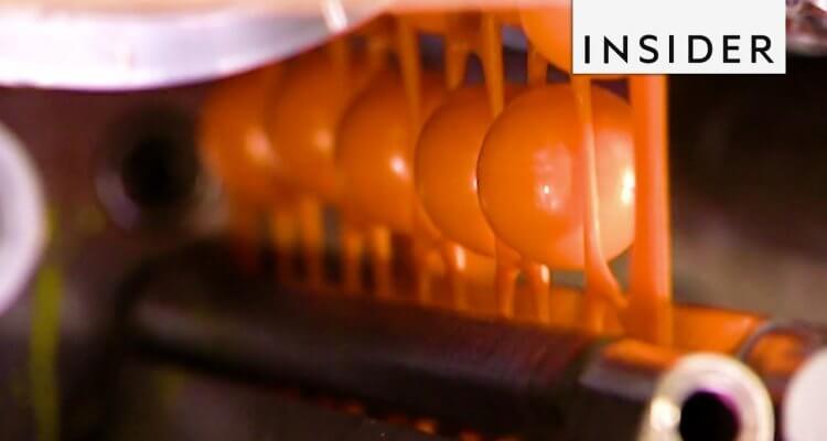 How are paintball-balls made