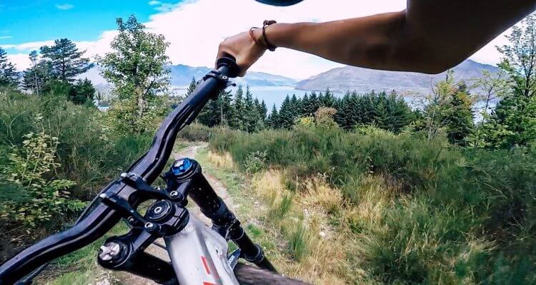 Driving through Ratata (Bike Park Queenstown)