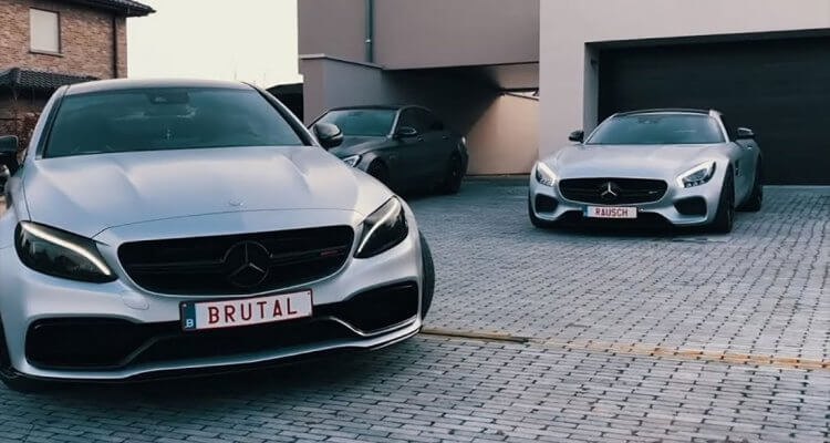 Super Lit Video about an AMG Gang in Belgium 1