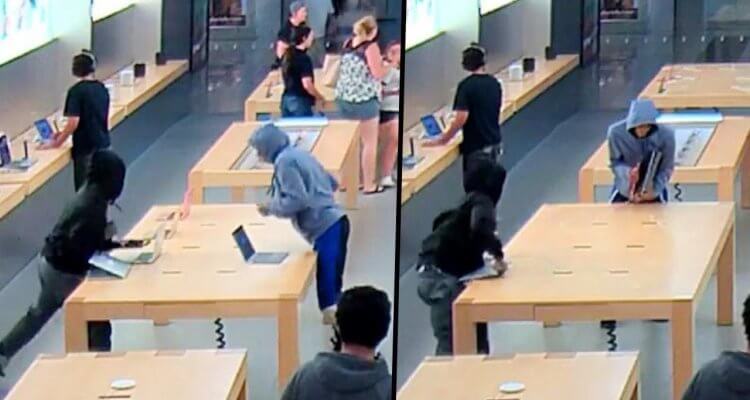 Flash Mob Theft ($27,000 worth of Apple Products Stolen) 1